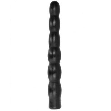 Dildo Ondulato All Black Morbido ed Elastico per Piacere Duraturo